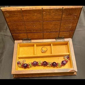 Storage & Organization - Vintage 60’s 70’s Hippie Jewelry Stash Hinged Box Storage & Organization - Vintage 60’s 70’s Hippie Jewelry Stash Hinged Box
